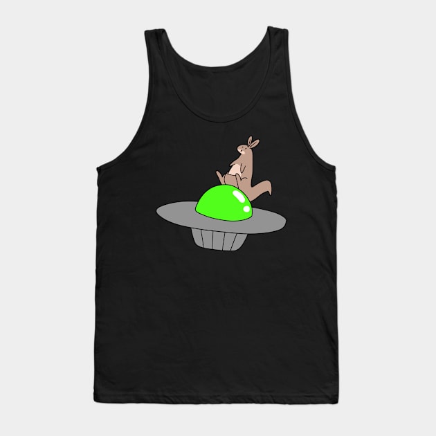 UFO Kangaroo Tank Top by saradaboru